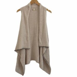 Altar'd State Open Front Waterfall Sherpa Vest S/M